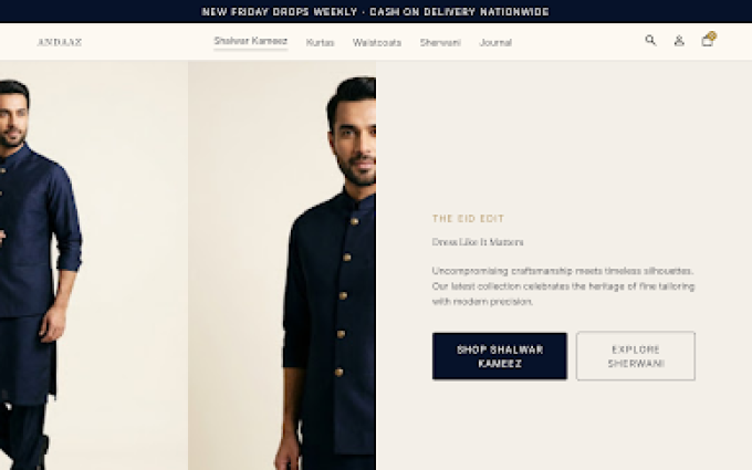 Andaaz storefront preview